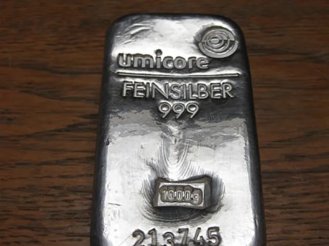 Silver ingot